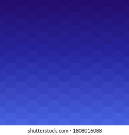 Blue honeycomb mosaic. Seamless vector illustration. Follow other mosaic patterns in my collection.