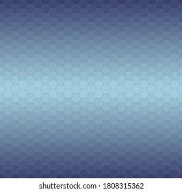 Blue honeycomb mosaic. Seamless vector illustration. Follow other mosaic patterns in my collection.