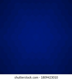 Mosaico de panal azul. Ilustración vectorial sin inconvenientes. Sigue otros patrones de mosaico en mi colección.