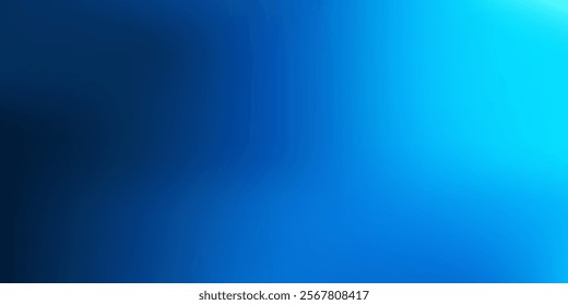 Blue horizontal background for business ideas. blurred vector illustration