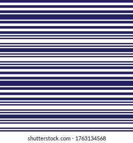 Blue Horizontal striped seamless pattern background suitable for fashion textiles, graphics