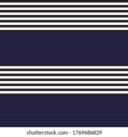 Blue Horizontal striped seamless pattern background suitable for fashion textiles, graphics