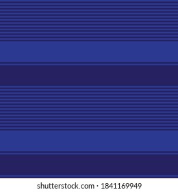 Blue Horizontal striped seamless pattern background suitable for fashion textiles, graphics