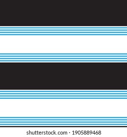 Blue Horizontal striped seamless pattern background suitable for fashion textiles, graphics