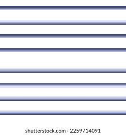 Azul Horizontal a rayas fondo de patrón sin soldadura adecuado para textiles de moda, gráficos