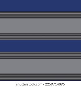 Blue Horizontal striped seamless pattern background suitable for fashion textiles, graphics