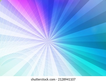 Blue horizontal template background with light gradient with beautiful wavy lines and circle for water-theme poster, digital business banner, official invitation, page cover and brochure. EPS10 vector