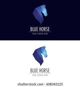 Blue Horse Logo