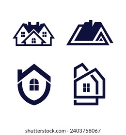 Vektorgrafik des Blauen Hauses Logo