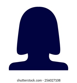 blue human profile picture