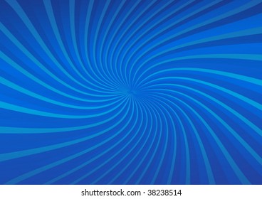 Blue hypnose swirl
