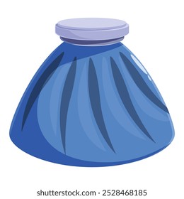 Bolsa de hielo azul para aplicar frío para reducir la hinchazón y el dolor causado por lesiones