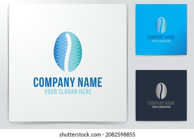 blue ice brew coffee logo design inspiration