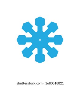 Blue Ice logo design vector