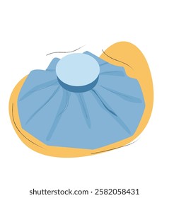 Blue ice pack.Blue ice pack