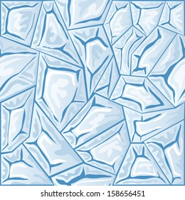 blue ice seamless pattern
