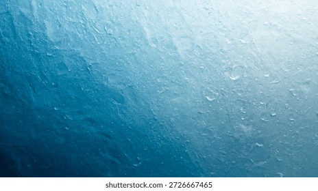 Fondo Abstractas azul de la textura del agua del hielo con el detalle frío de la superficie