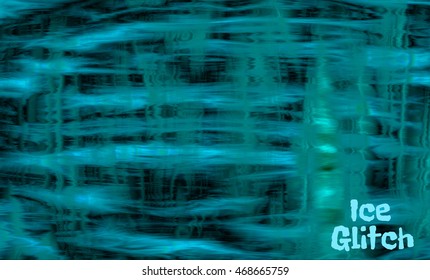 Blue ice or water texture vector mesh background glitch style