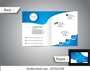 Blue Icon Brochure