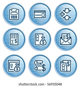 Blue icon with button 14