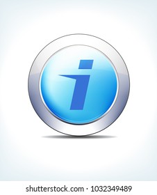 Blue Icon Button Hospital Information Healthcare & Pharma