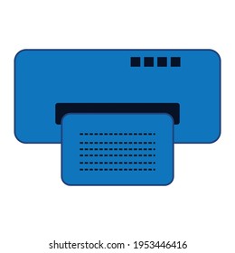 icono azul con el documento que se va a imprimir