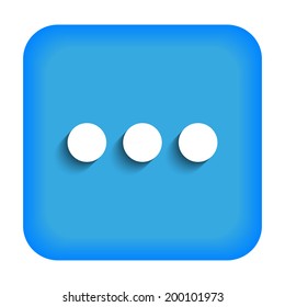 Blue icon with dots