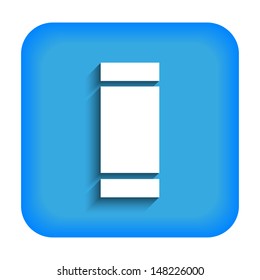 Blue icon with the image of a grenade