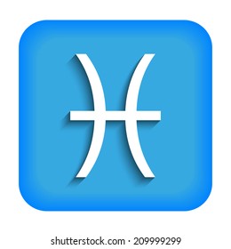 Blue icon with the image Pisces