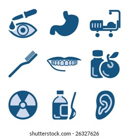 Blue icon set 15