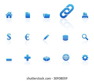 blue icons | set 1