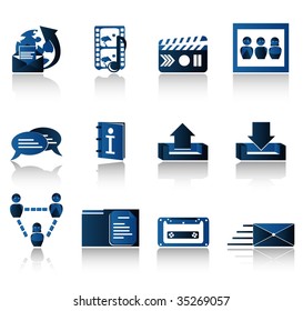 blue icons for your computer