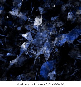 Textura transparente helada azul con efecto roto. Resumen de fondo vectorial para página web, fondo de banners, tela, decoración doméstica, envoltura