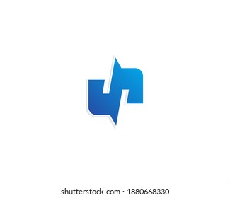 Plantilla de icono de identidad azul para el diseño del logotipo de su marca