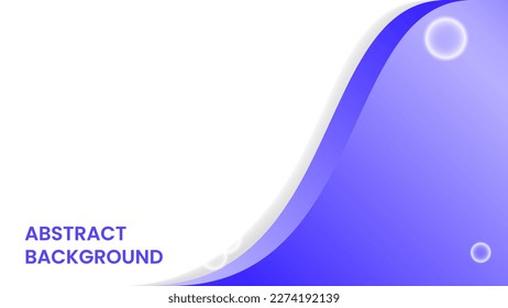 blue illustration of a background with bubbles. abstract, modern, simple, copy space and elegant concept. used for backdrop, banner, flyer or brochure
