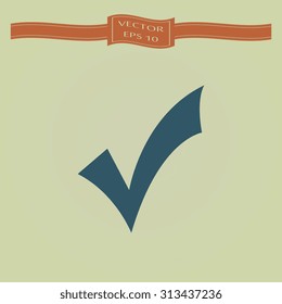 Blue illustration of check marks