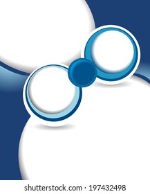 Blue illustration for your business presentations.