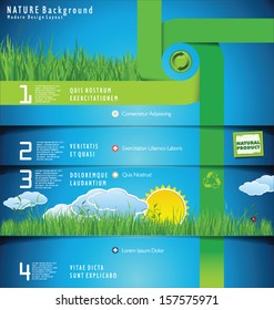 Blue infographic of ecology