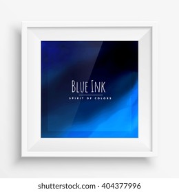 blue ink background