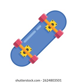 Uma patinação em linha azul que representa o esporte de patinação, recreação e patinação competitiva.
