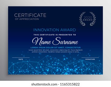 Blue Innovation Technology Template Design