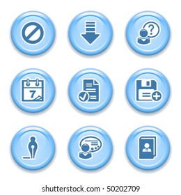 Blue internet button 2