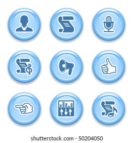 Blue internet button 31