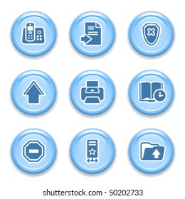 Blue internet button 4