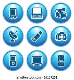 Blue internet icons 16