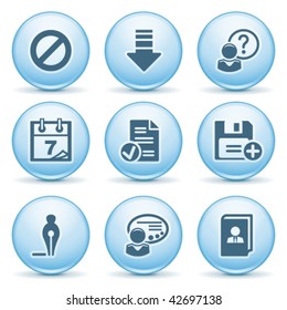 Blue internet label 2
