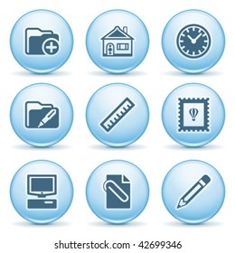 Blue internet label 27