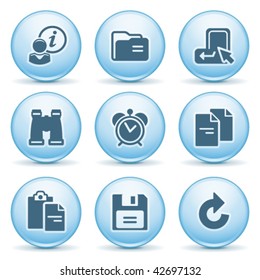 Blue internet label 3