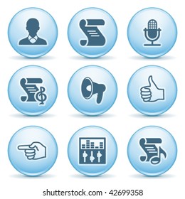 Blue internet label 31