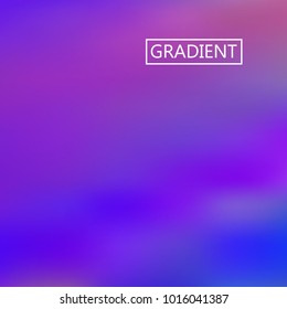 Blue iridescent holographic background. Foil rainbow texture. Abstract soft pastel colors backdrop. Trendy creative vector cosmic gradient. Vibrant print illustration. Creative neon template.